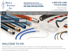 Tablet Screenshot of hosefittingsinc.com